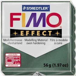 Staedtler Fimo Effect Polimer Kil 57 gr 58 Opal Green (Metalik) - 1