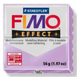 Staedtler Fimo Effect Polimer Kil 57 gr 605 Lilac (Pastel) - 1