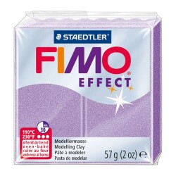 Staedtler Fimo Effect Polimer Kil 57 gr 607 Sedefli Leylak - 1