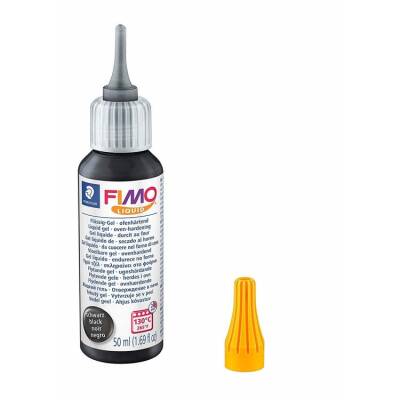 Staedtler Fimo Liquid Deco Gel Siyah 50 ml. - 1