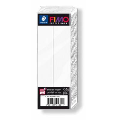 Staedtler Fimo Professional Polimer Kil 454 gr. 0 Beyaz - 1