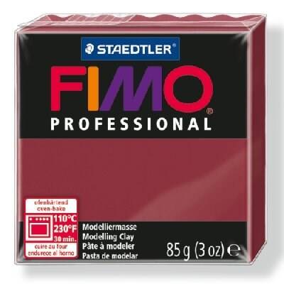 Staedtler Fimo Professional Polimer Kil 85 gr. 23 Bordo - 1