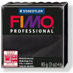 Staedtler Fimo Professional Polimer Kil 85 gr. 9 Siyah - 1