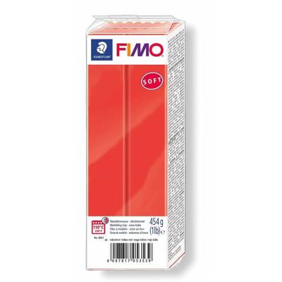 Staedtler Fimo Soft Polimer Kil 454 gr. 24 Kızıl - 1