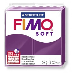 Staedtler Fimo Soft Polimer Kil 57 gr 66 Royal Mor Menekşe - 1