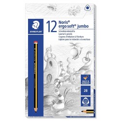 Staedtler Noris Ergosoft Jumbo Üçgen Kurşun Kalem 12'li Kutu - 1