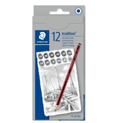 Staedtler Tradition Dereceli Çizim Kalemi 12'li Set - 1