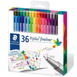 Staedtler Triplus Fineliner Kalem 0.3mm 36 RENK SET - 1