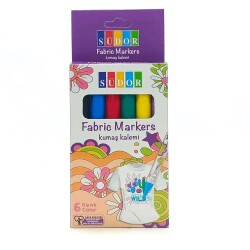 Südor Kumaş Kalemi 6 Renk Fabric Marker - 3