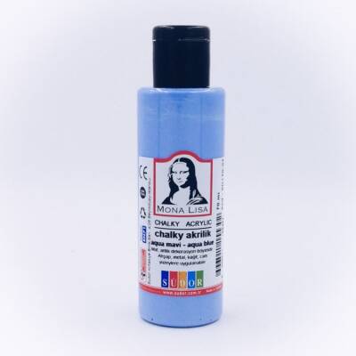 Südor Mona Lisa Chalky Akrilik Boya 70 ml Aqua Mavi - 1