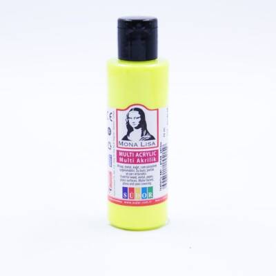 Südor Mona Lisa Multi Akrilik Boya 70 ml Fosforlu Sarı - 1