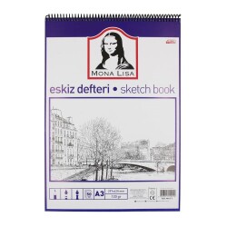 Südor Mona Lisa Telli Eskiz Defteri (Sketch Book) A3 120 gr. 50 yp. - 1