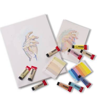 Talens Amsterdam Akrilik Boya 12 Renk x 20 ml Set Pastels - 4