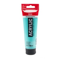 Talens Amsterdam Akrilik Boya 120 ml. 661 Turquoise Green - 1