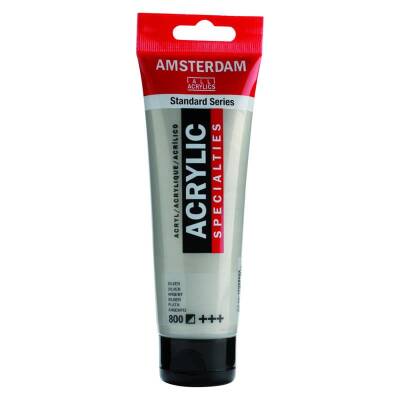 Talens Amsterdam Akrilik Boya 120 ml. 800 Silver (Metalik) - 1