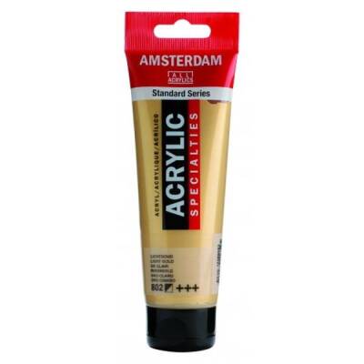 Talens Amsterdam Akrilik Boya 120 ml. 802 Light Gold (Metalik) - 1