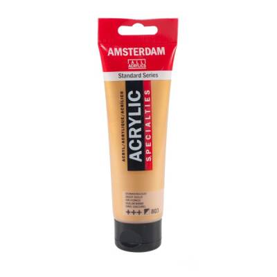 Talens Amsterdam Akrilik Boya 120 ml. 803 Deep Gold (Metalik) - 1