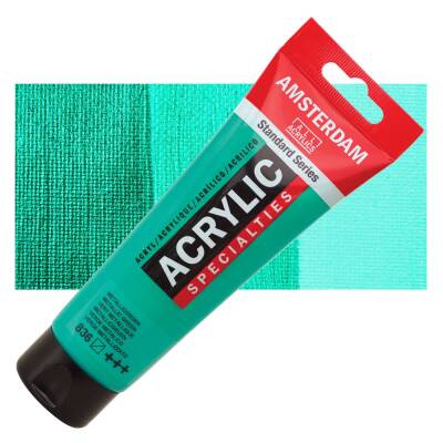 Talens Amsterdam Akrilik Boya 120 ml. 836 Metallic Green - 1