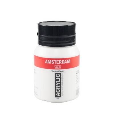 Talens Amsterdam Akrilik Boya 500 ml. 105 Titanium White - 1