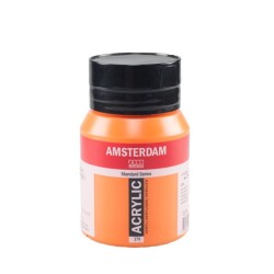 Talens Amsterdam Akrilik Boya 500 ml. 276 Orange Azo - 1