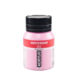 Talens Amsterdam Akrilik Boya 500 ml. 385 Quinacridone Rose Light - 1