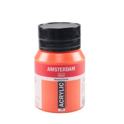 Talens Amsterdam Akrilik Boya 500 ml. 398 Naphtol Red Light - 1