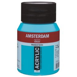 Talens Amsterdam Akrilik Boya 500 ml. 522 Turquoise Blue - 1