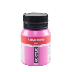 Talens Amsterdam Akrilik Boya 500 ml. 577 Permanent Red Violet Light - 1