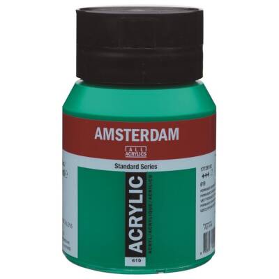 Talens Amsterdam Akrilik Boya 500 ml. 619 Permanent Green Deep - 1