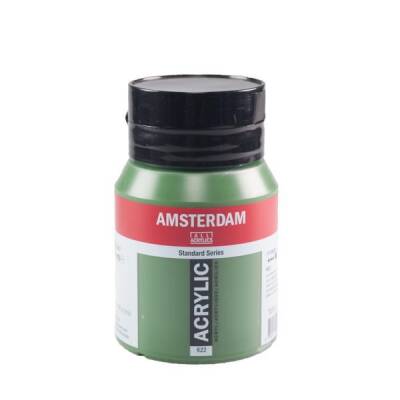 Talens Amsterdam Akrilik Boya 500 ml. 622 Olive Green Deep - 1