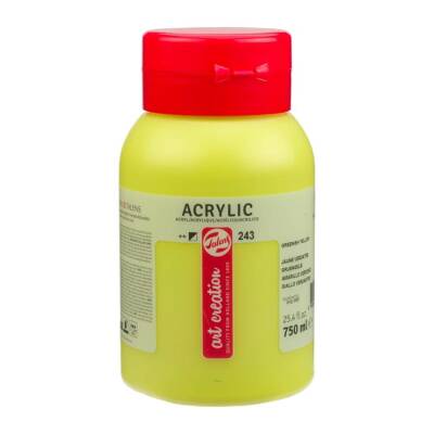 Talens Art Creation Akrilik Boya 750 ml. 243 Greenish Yellow - 1