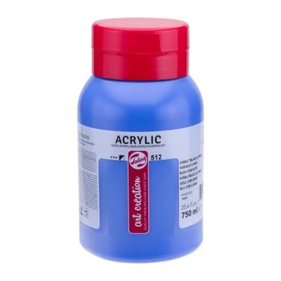 Talens Art Creation Akrilik Boya 750 ml. 512 Cobalt Blue Ultramarine - 1