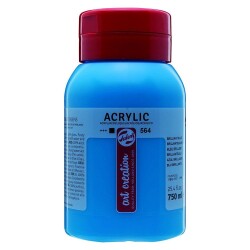 Talens Art Creation Akrilik Boya 750 ml. 564 Brilliant Blue - 1