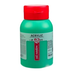 Talens Art Creation Akrilik Boya 750 ml. 615 Emerald Green - 1