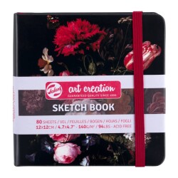 Talens Art Creation Sketchbook Sert Kapak Eskiz Defteri 140 gr 12x12 cm 80 yp Still Life - 1