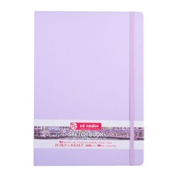 Talens Art Creation Sketchbook Sert Kapak Eskiz Defteri 140 gr 21x29,7 cm 80 yp PASTEL VIOLET - 1