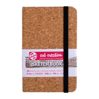 Talens Art Creation Sketchbook Sert Kapak Eskiz Defteri 140 gr 9x14 cm 80 yp Cork - 1