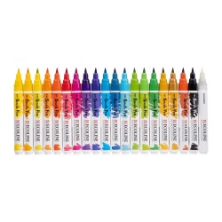 Talens Ecoline Brush Pen Fırça Uçlu Kalem 20 Renk Set - 1