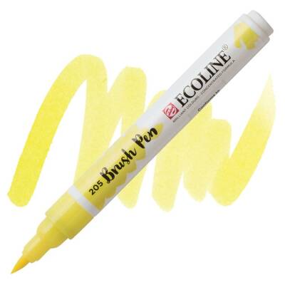 Talens Ecoline Brush Pen Fırça Uçlu Kalem 205 Lemon Yellow - 1