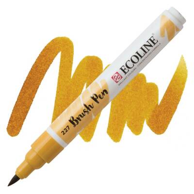 Talens Ecoline Brush Pen Fırça Uçlu Kalem 227 Yellow Ochre - 1