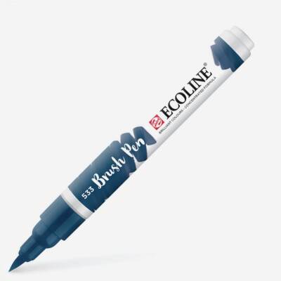 Talens Ecoline Brush Pen Fırça Uçlu Kalem 533 Indigo - 1