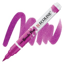 Talens Ecoline Brush Pen Fırça Uçlu Kalem 545 Red Violet - 1