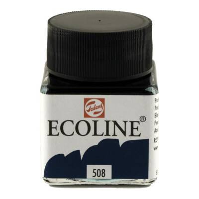 Talens Ecoline Sıvı Suluboya 30 ml. 508 Prussian Blue - 1