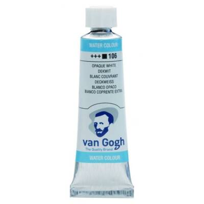 Talens Van Gogh 10 ml. Tüp Sulu Boya 106 Opaque White - 1