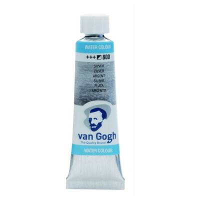 Talens Van Gogh 10 ml. Tüp Sulu Boya 800 Silver - 1