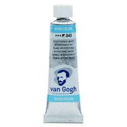 Talens Van Gogh 10 ml. Tüp Sulu Boya 843 Interference White - 1