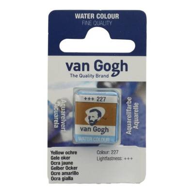 Talens Van Gogh 1/2 Tablet Sulu Boya 227 Yellow Ochre - 1