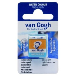 Talens Van Gogh 1/2 Tablet Sulu Boya 244 Indian Yeloow - 1