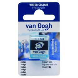 Talens Van Gogh 1/2 Tablet Sulu Boya 533 Indigo - 1