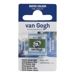 Talens Van Gogh 1/2 Tablet Sulu Boya 644 Hooker Green Light - 1